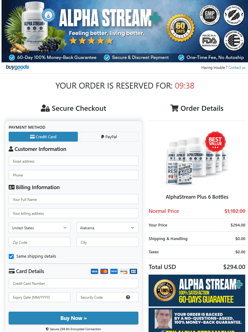 Alpha Stream Plus